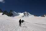 Corde traversant le plateau du Trient