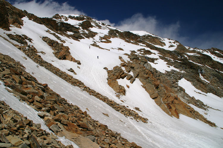 Marche d'approche vers les nuages