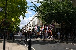 A Notting Hill avenue on some Saturday